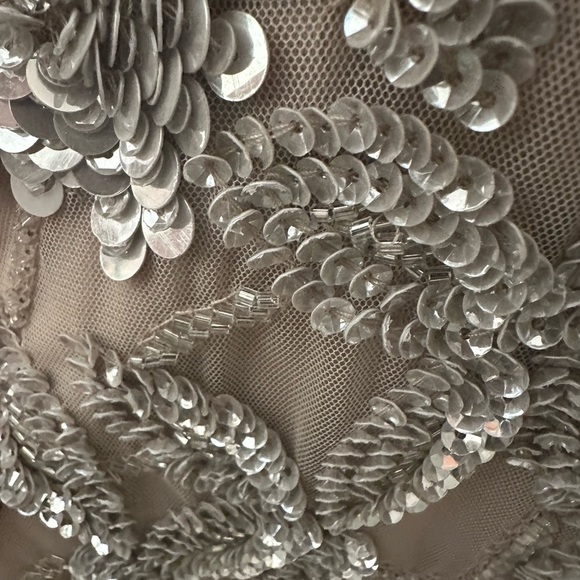 ✔️#63B BNWT MAC DUGGAL  93537 Embellished Cowl Neckline Floral Dress - Picture 4 of 16